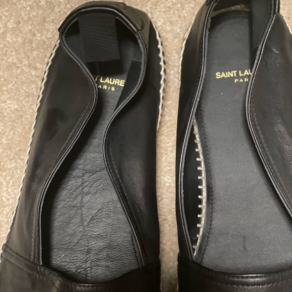 Saint Laurent Monogram Espadrilles in smooth leather (New /Great condition) - Picture 3 of 5